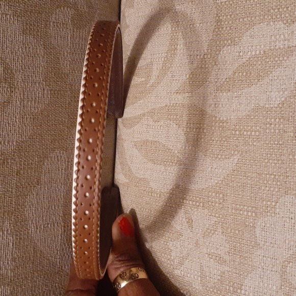 COACH LEATHER TWO TONE HEADBAND NWOT - Picture 2 of 7